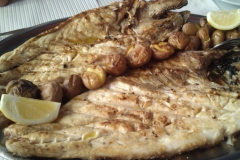 Grilled fish near Ericeira