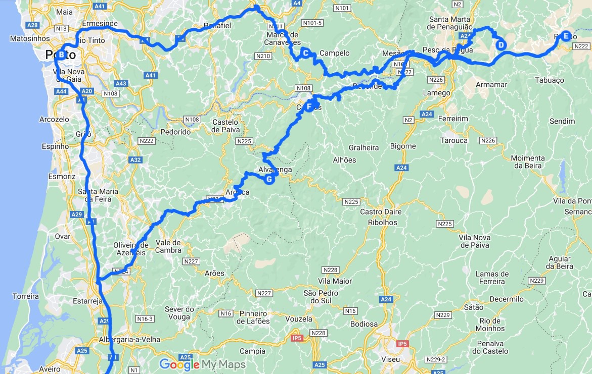 itinerary_porto_douro